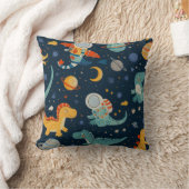 Dino Grappige Astronaut Kussen (Deken)