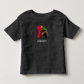 Dino Happy 1e verjaardag Kinder Shirts (Voorkant)