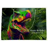 Dino happy Birthday kinder Oerwoud Groot Cadeauzakje (Voorkant)