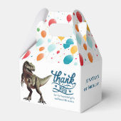 Dino Happy Boy Favor Box Bedankdoosjes (Voorkant Zijde)