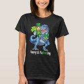 Dino Happy St Patrex Day Shirt Kids Toddler Boys L (Voorkant)
