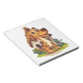 Dino Hond � Prehistorische Grappige Pup Notitieblok (Schuin)