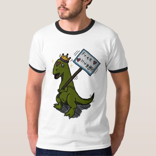 Dino Hugs. T-shirt (Voorkant)