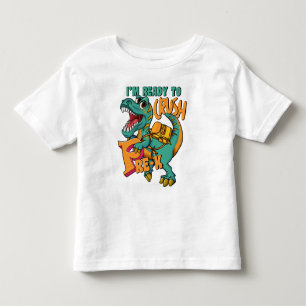 Dino Ik ben klaar om te verpletteren PRE-K Klas  Kinder Shirts