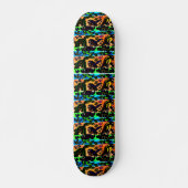 Dino-illustraties zijn zo cool persoonlijk skateboard (Voorkant)