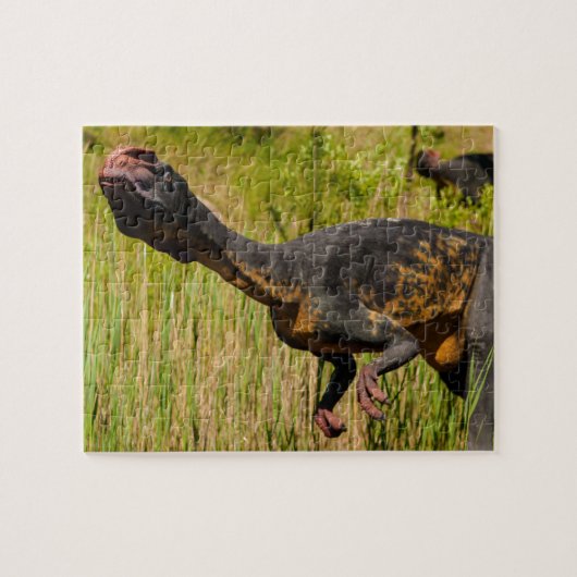 Dino in het Gras   Legpuzzel (Horizontaal)