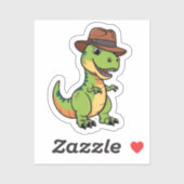 Dino in vermomming Sticker (Vel)