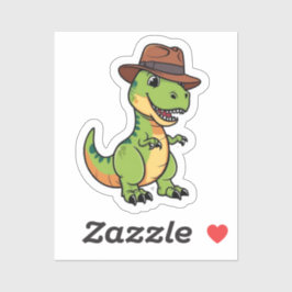 Dino in vermomming Sticker