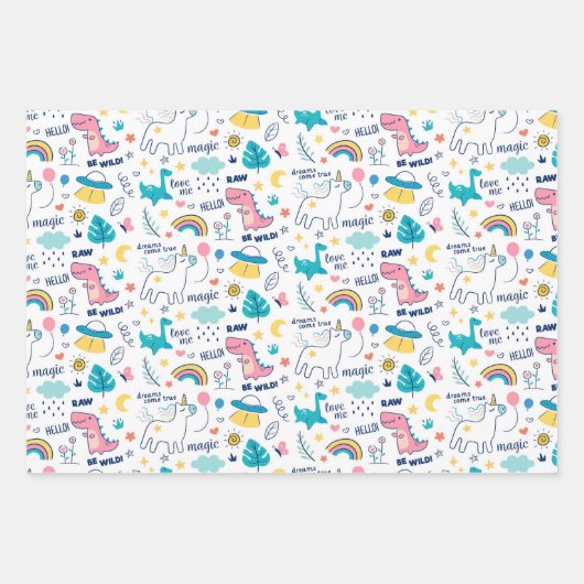 Dino Inpakpapier Vel (Voorkant 2)