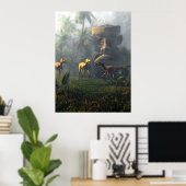 Dino Island Poster (Thuiskantoor)
