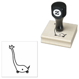 Dino Joe - horned dinosaurussen als schepsel 4 Rubberstempel