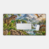 Dino Jungle Paradijs Bureaumat (Keyboard & Muis)