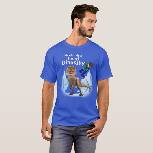 Dino Kat T-Shirt (Voorkant volledig)