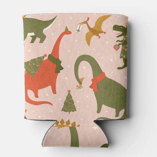 Dino Kerstfeest: Boom Rex Blikjeskoeler (Achterkant)