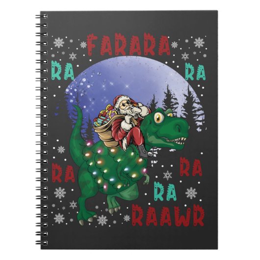 Dino Kerstman Sinterklaas Notitieboek (Voorkant)