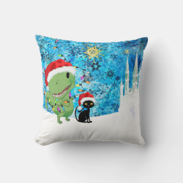 Dino Kerstmis Kussen