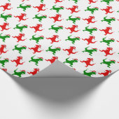 Dino-kerstpapier Cadeaupapier (Hoek)