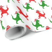 Dino-kerstpapier Cadeaupapier (Rol Hoek)