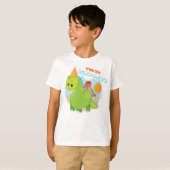 DINO Kinderen Hanes TAGLESS® T-Shirt (Voorkant volledig)