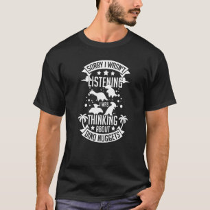 Dino Kip Nugget Dinosaur Nugs Groente T-shirt