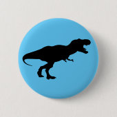 Dino Kleurrijk Blauw Ronde Button 5,7 Cm (Voorkant)