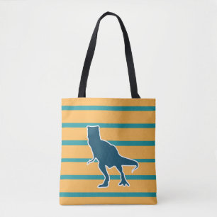 Dino kleurrijke kinder tas, jurassic dinosaurus T- Tote Bag