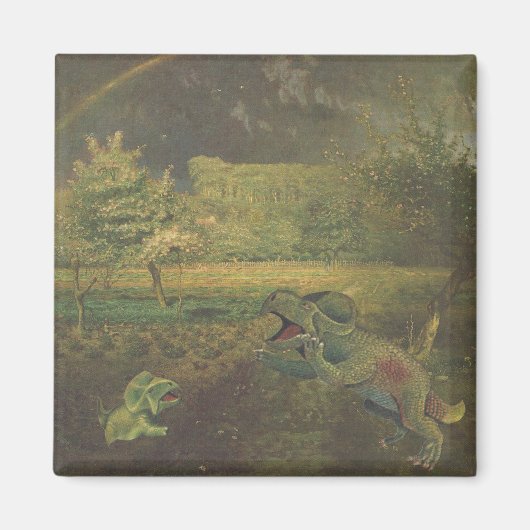 Dino knoppen - magneet (Voorkant)