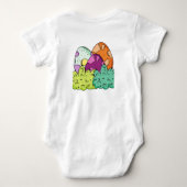 Dino Kuiken Baby Jersey Bodysuit (Achterkant)