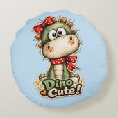 🦕🎀 “Dino-Kut!” Kussen 💙✨ (Achterkant)