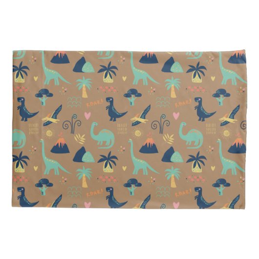 Dino Land Kussensloop (Achterkant)