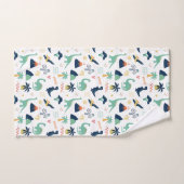 Dino Land White Bad Handdoek (Handdoek)