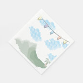 Dino Landschap Verjaardagsfeestje Servet (Hoek)