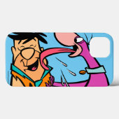 Dino Licking Fred Flintstone Case-Mate iPhone Case (Achterkant (horizontaal))