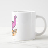 Dino Licking Fred Flintstone Grote Koffiekop (Rechts)