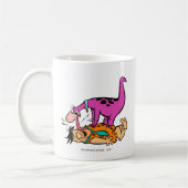 Dino Licking Fred Flintstone Koffiemok (Links)