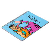 Dino Licking Fred Flintstone Notitieboek (Linkerzijde)