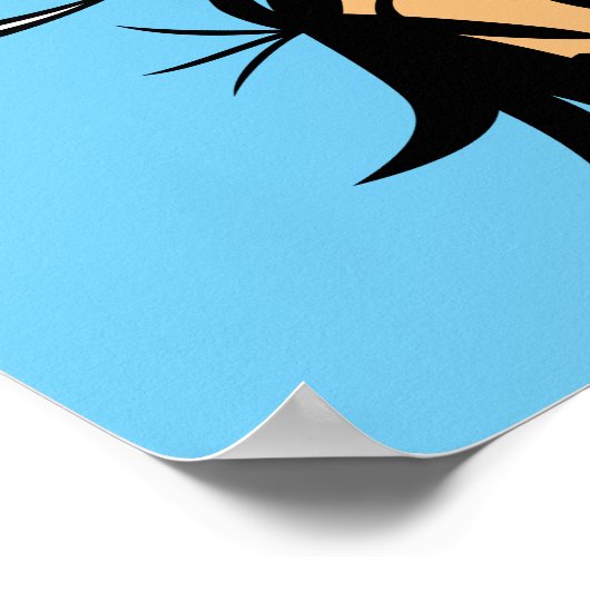 Dino Licking Fred Flintstone Poster (Hoek)