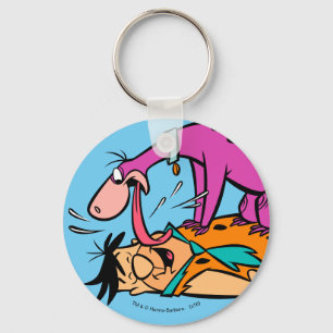 Dino Licking Fred Flintstone Sleutelhanger