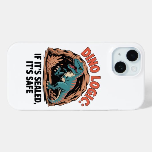 Dino Logica Case-Mate iPhone Case (Achterkant (horizontaal))