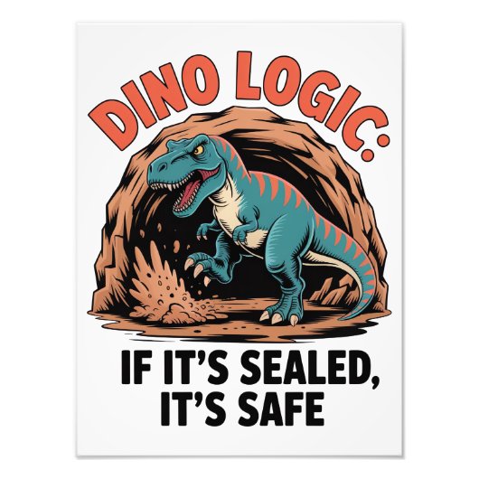 Dino Logica Foto Afdruk (Voorkant)