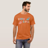 Dino Love cadeau T-shirt (Voorkant volledig)