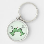 Dino Love Sleutelhangers. Sleutelhanger (Voorkant)