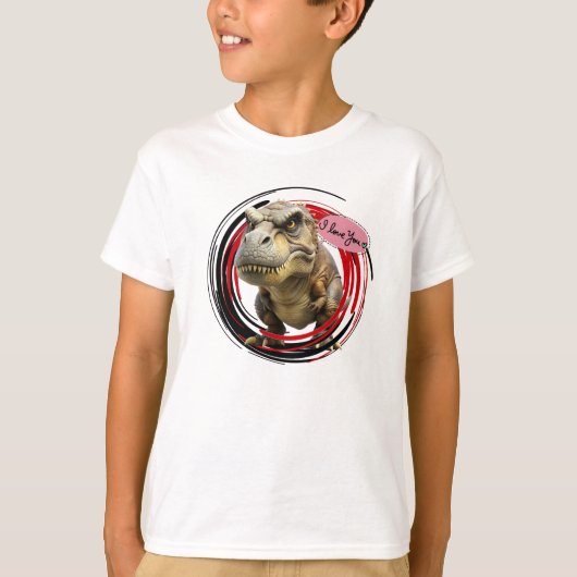Dino Love T-shirt (Voorkant)