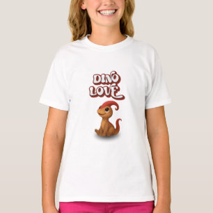 Dino Love T-shirt met Kammli 