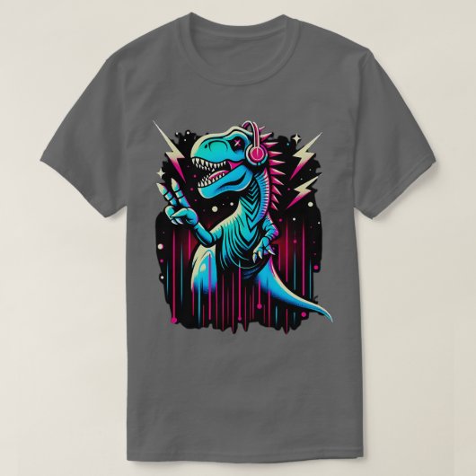 Dino Love Vreedzame TRex Paleontologie dinosauruss T-shirt (Design voorkant)