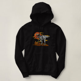 Dino-Mash: Spookachtige Pumpkinosaurus Hoodie