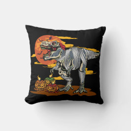 Dino-Mash: Spookachtige Pumpkinosaurus Kussen