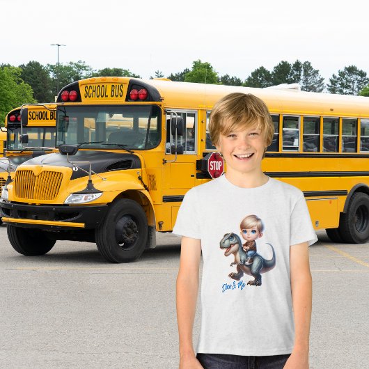 Dino & Me- Dino Squad Tri-Blend Shirt