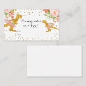 Dino Meisje Hoeveel Snoepjes in de pot Kaart (Voorkant / Achterkant)