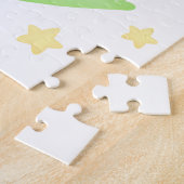 Dino met ballonnen legpuzzel (Zijkant)